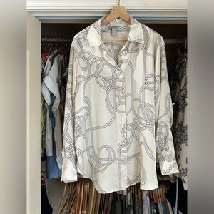 H&M silk blouse